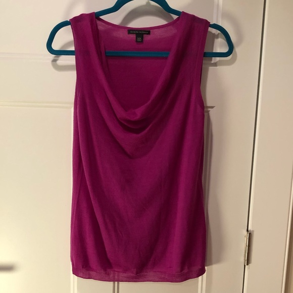 Banana Republic pink knit sleeveless top - Picture 1 of 4